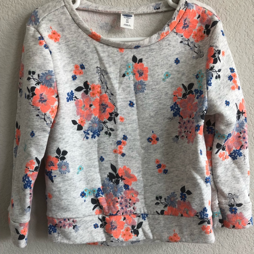 Floral sweater